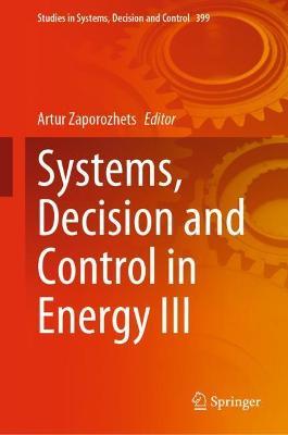 Systems, Decision and Control in Energy III - cover
