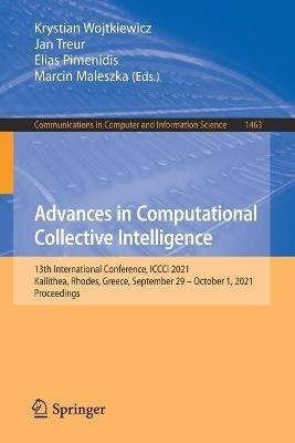 Advances in Computational Collective Intelligence: 13th International Conference, ICCCI 2021, Kallithea, Rhodes, Greece, September 29 – October 1, 2021, Proceedings - cover