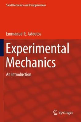 Experimental Mechanics: An Introduction - Emmanuel E. Gdoutos - cover