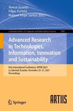 Advanced Research in Technologies, Information, Innovation and Sustainability: First International Conference, ARTIIS 2021, La Libertad, Ecuador, November 25–27, 2021, Proceedings