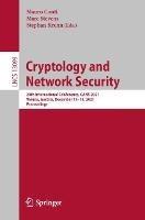 Cryptology and Network Security: 20th International Conference, CANS 2021, Vienna, Austria, December 13-15, 2021, Proceedings - cover