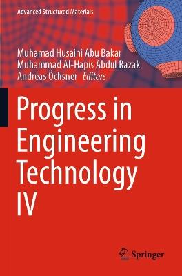 Progress in Engineering Technology IV - cover