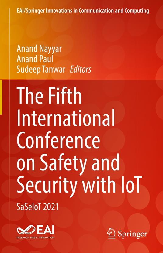The Fifth International Conference on Safety and Security with IoT