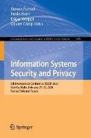 Information Systems Security and Privacy: 6th International Conference, ICISSP 2020, Valletta, Malta, February 25–27, 2020, Revised Selected Papers - cover