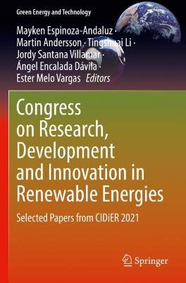 Congress on Research, Development and Innovation in Renewable Energies: Selected Papers from CIDiER 2021 - cover