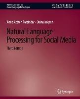 Natural Language Processing for Social Media, Third Edition - Anna Atefeh Farzindar,Diana Inkpen - cover