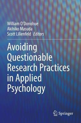 Avoiding Questionable Research Practices in Applied Psychology - cover