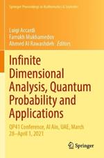 Infinite Dimensional Analysis, Quantum Probability and Applications: QP41 Conference, Al Ain, UAE, March 28–April 1, 2021