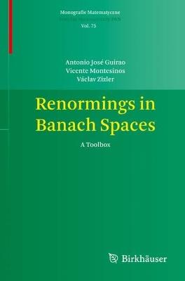 Renormings in Banach Spaces: A Toolbox - Antonio José Guirao,Vicente Montesinos,Václav Zizler - cover
