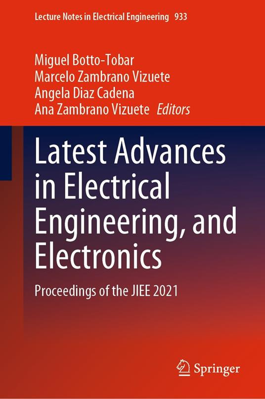 Latest Advances in Electrical Engineering, and Electronics
