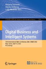 Digital Business and Intelligent Systems: 15th International Baltic Conference, Baltic DB&IS 2022, Riga, Latvia, July 4–6, 2022, Proceedings