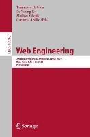 Web Engineering: 22nd International Conference, ICWE 2022, Bari, Italy, July 5–8, 2022, Proceedings - cover