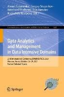 Data Analytics and Management in Data Intensive Domains: 23rd International Conference, DAMDID/RCDL 2021, Moscow, Russia, October 26–29, 2021, Revised Selected Papers - cover