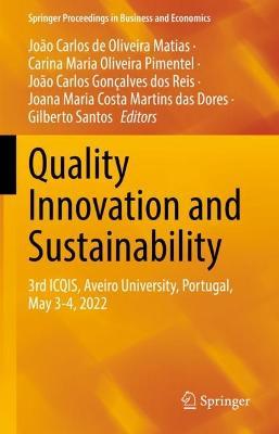 Quality Innovation and Sustainability: 3rd ICQIS, Aveiro University, Portugal, May 3-4, 2022 - cover