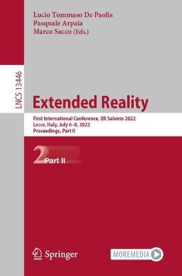 Extended Reality: First International Conference, XR Salento 2022, Lecce, Italy, July 6–8, 2022, Proceedings, Part II - cover