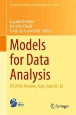Models for Data Analysis: SIS 2018, Palermo, Italy, June 20–22