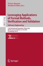 Leveraging Applications of Formal Methods, Verification and Validation. Software Engineering: 11th International Symposium, ISoLA 2022, Rhodes, Greece, October 22–30, 2022, Proceedings, Part II
