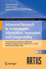 Advanced Research in Technologies, Information, Innovation and Sustainability: Second International Conference, ARTIIS 2022, Santiago de Compostela, Spain, September 12–15, 2022, Revised Selected Papers, Part II
