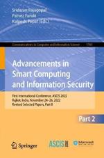 Advancements in Smart Computing and Information Security: First International Conference, ASCIS 2022, Rajkot, India, November 24–26, 2022, Revised Selected Papers, Part II