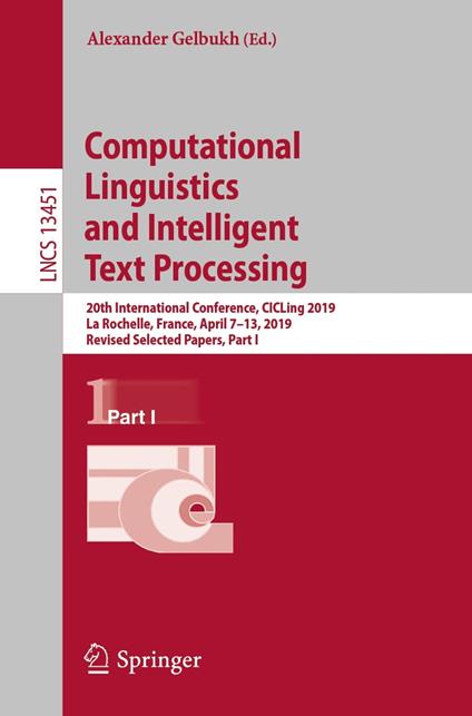 Computational Linguistics and Intelligent Text Processing