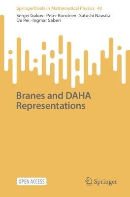 Branes and DAHA Representations - Sergei Gukov,Peter Koroteev,Satoshi Nawata - cover