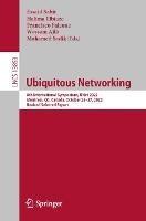 Ubiquitous Networking: 8th International Symposium, UNet 2022, Montreal, QC, Canada, October 25–27, 2022, Revised Selected Papers - cover