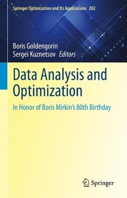 Data Analysis and Optimization: In Honor of Boris Mirkin's 80th Birthday - cover