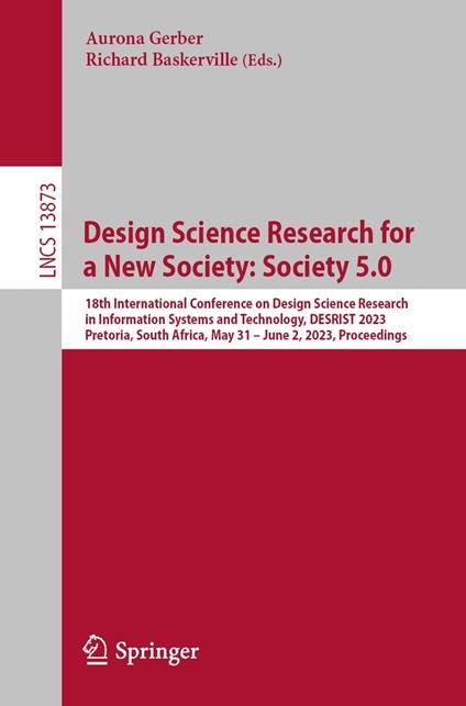 Design Science Research for a New Society: Society 5.0