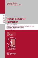 Human-Computer Interaction: Thematic Area, HCI 2023, Held as Part of the 25th HCI International Conference, HCII 2023, Copenhagen, Denmark, July 23–28, 2023, Proceedings, Part I