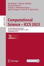 Computational Science – ICCS 2023: 23rd International Conference, Prague, Czech Republic, July 3–5, 2023, Proceedings, Part II