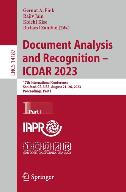 Document Analysis and Recognition - ICDAR 2023