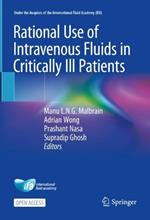 Rational Use of Intravenous Fluids in Critically Ill Patients