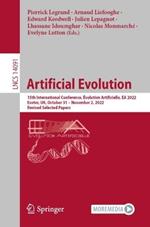 Artificial Evolution: 15th International Conference, Évolution Artificielle, EA 2022,  Exeter, UK, October 31 – November 2, 2022,  Revised Selected Papers