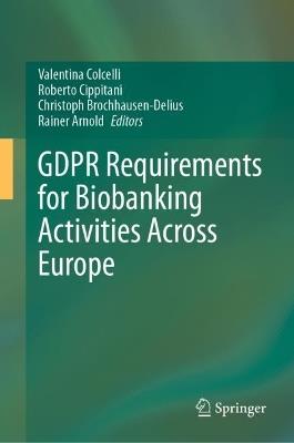 GDPR Requirements for Biobanking Activities Across Europe - cover