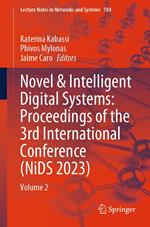 Novel & Intelligent Digital Systems: Proceedings of the 3rd International Conference (NiDS 2023)