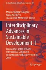 Interdisciplinary Advances in Sustainable Development II: Proceedings of the BHAAAS International Symposium on Sustainable Urban Development 2023