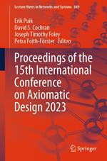 Proceedings of the 15th International Conference on Axiomatic Design 2023
