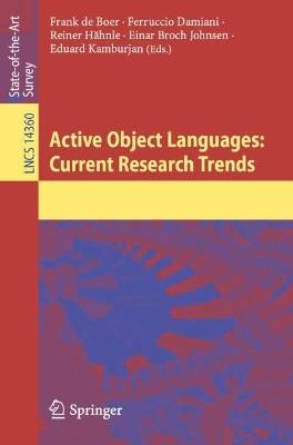 Active Object Languages: Current Research Trends - cover