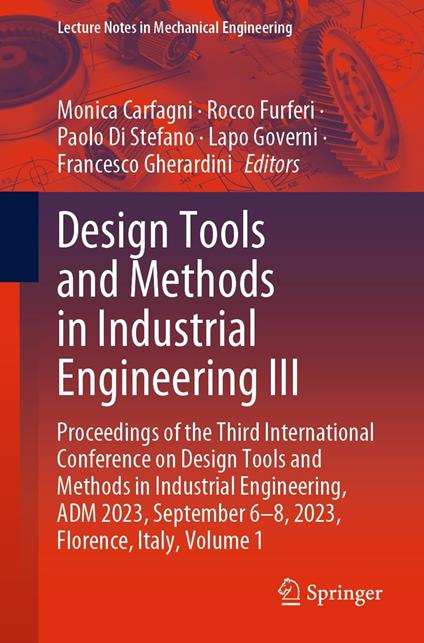 Design Tools and Methods in Industrial Engineering III