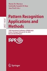 Pattern Recognition Applications and Methods: 12th International Conference, ICPRAM 2023, Lisbon, Portugal, February 22–24, 2023, Revised Selected Papers