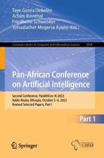 Pan-African Conference on Artificial Intelligence: Second Conference, PanAfriCon AI 2023, Addis Ababa, Ethiopia, October 5–6, 2023, Revised Selected Papers, Part I