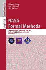 NASA Formal Methods: 16th International Symposium, NFM 2024, Moffett Field, CA, USA, June 4–6, 2024, Proceedings