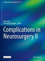 Complications in Neurosurgery II