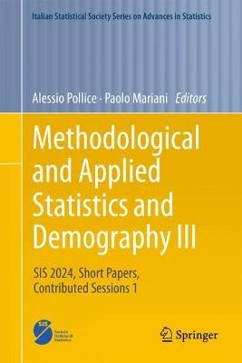 Methodological and Applied Statistics and Demography III: SIS 2024, Short Papers, Contributed Sessions 1 - cover