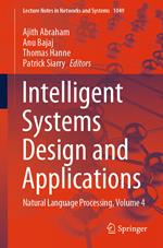 Intelligent Systems Design and Applications