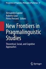New Frontiers in Pragmalinguistic Studies