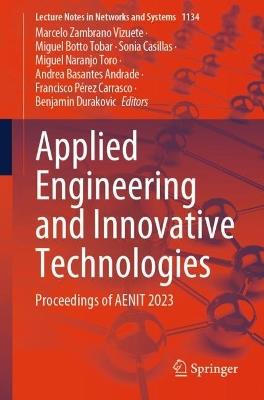 Applied Engineering and Innovative Technologies: Proceedings of AENIT 2023 - cover