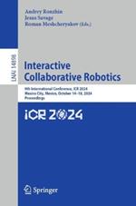 Interactive Collaborative Robotics: 9th International Conference, ICR 2024, Mexico City, Mexico, October 14–18, 2024, Proceedings