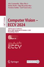 Computer Vision – ECCV 2024: 18th European Conference, Milan, Italy, September 29–October 4, 2024, Proceedings, Part VI