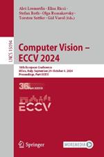 Computer Vision – ECCV 2024: 18th European Conference, Milan, Italy, September 29–October 4, 2024, Proceedings, Part XXXVI